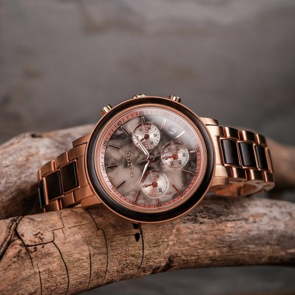 HOLZKERN | Calina Horizont Damen Chronograph